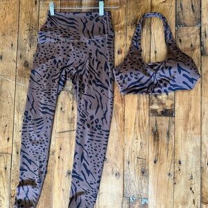 Open Back 2 Piece Workout Set